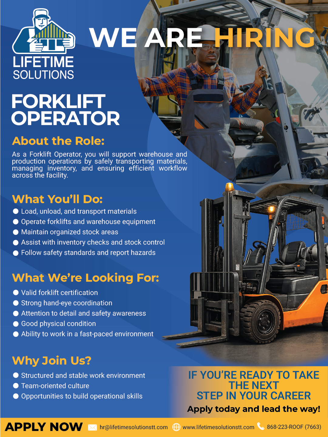Forklift Operator